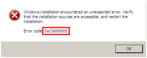 0xc0000005 Error