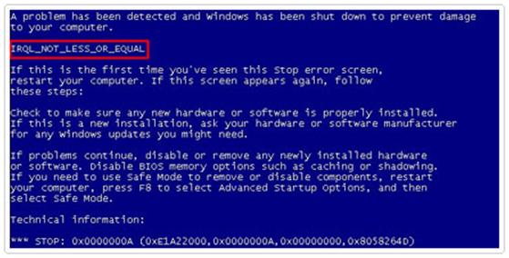 Синий экран driver irql. BSOD IRQL_not_less_or_equal. Синий экран Driver IRQL not less or equal Windows 10. IRQL_not_less_or_equal синий экран скрин. Исправление ошибки Driver IRQL not less or equal.