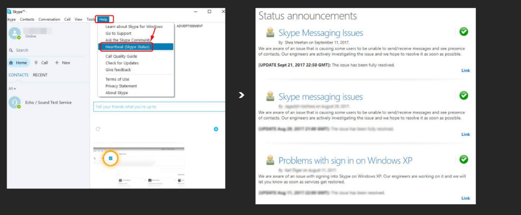 can t open skype