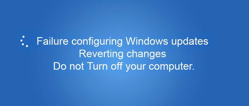 Failure Configuring Windows Update