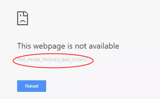 DNS_PROBE_FINISHED_BAD_CONFIG Fixed