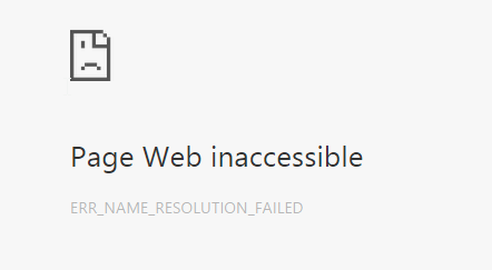 Err_Name_Resolution_Failed