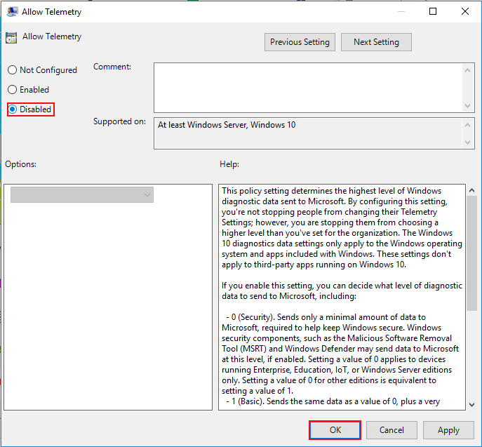 microsoft telemetry compatibility